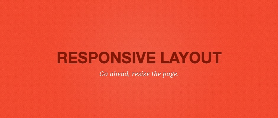Responsive Layout